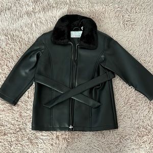 Leather jacket, girls